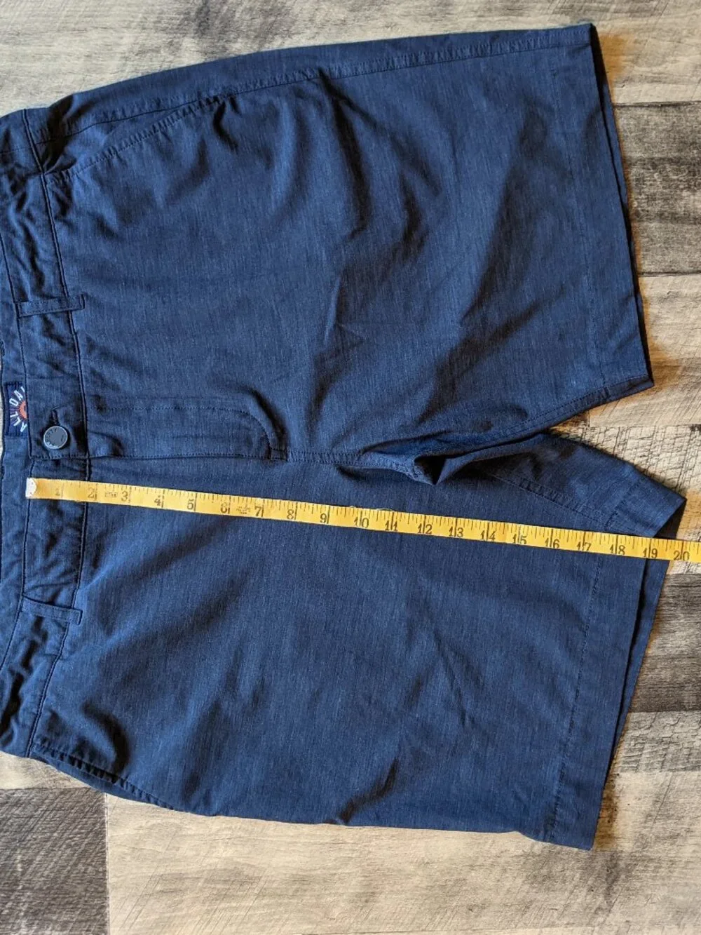 Faherty All Day Shorts 7” Inseam Charcoal Gray Stretch Poly Cotton Blend